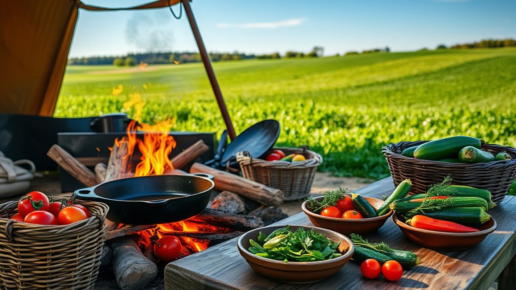 farm to table camping experiences