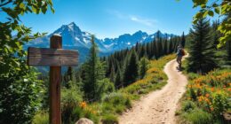 hiking trails and camping