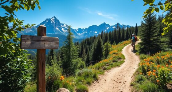 hiking trails and camping