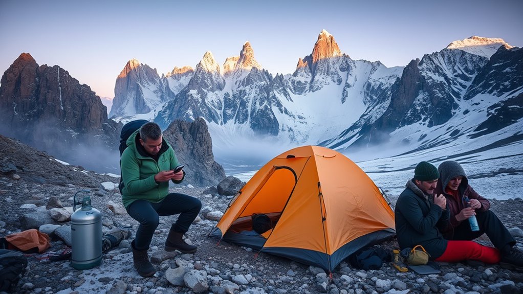 hydration and gradual acclimatization