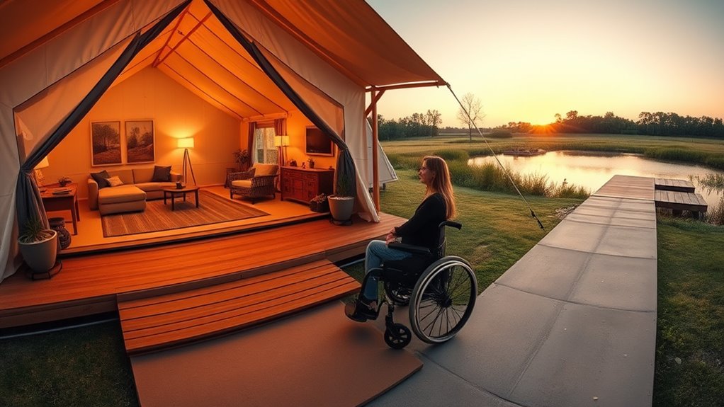 Accessibility in Glamping: Making Luxury Camping Inclusive 3 inclusive accessible outdoor retreat