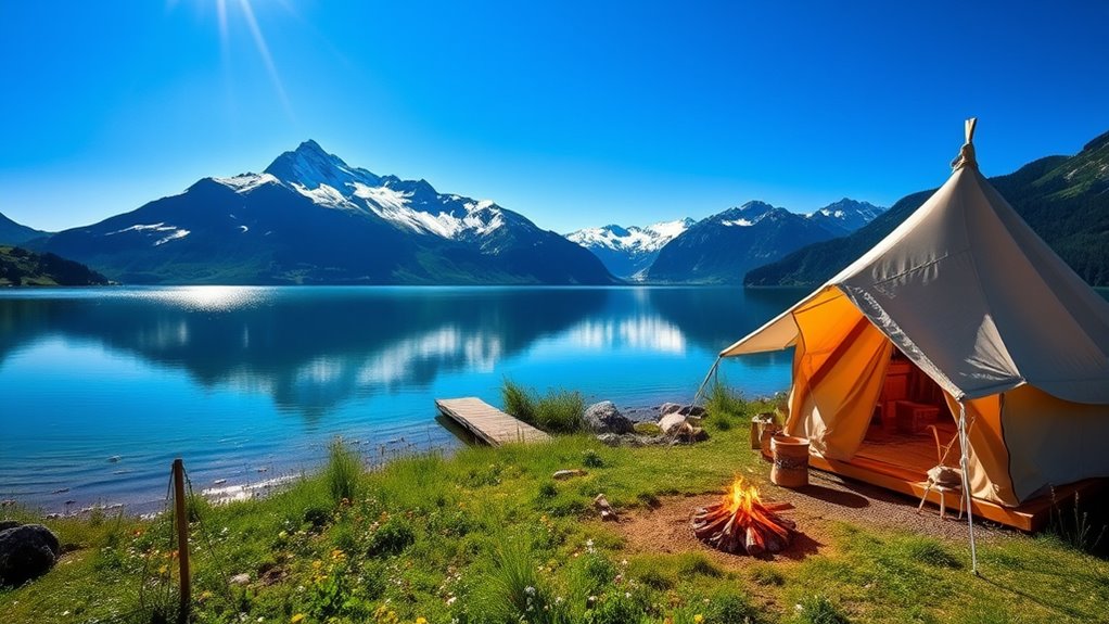 lakeside camping water adventures