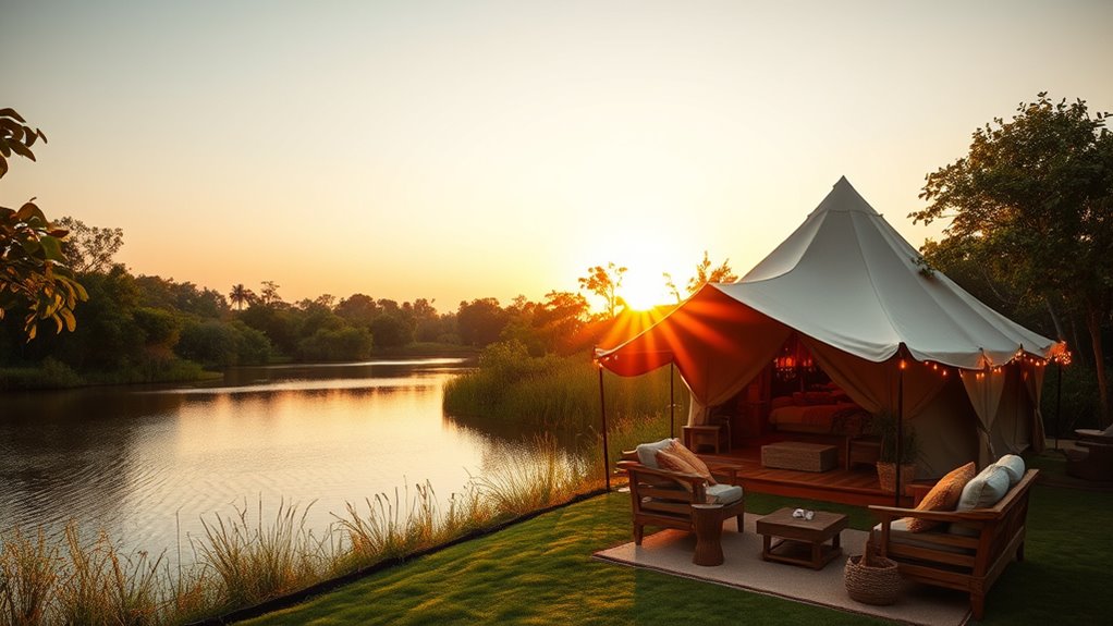 luxurious outdoor adventure experience