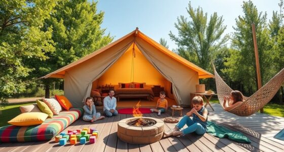 luxury family camping sites