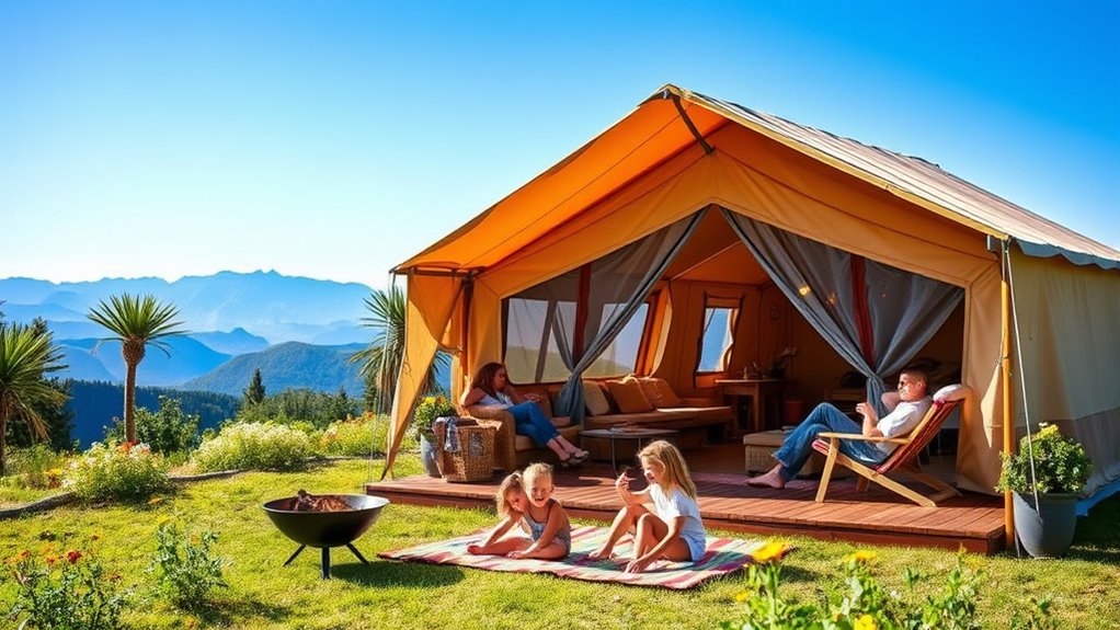 luxury family outdoor retreats