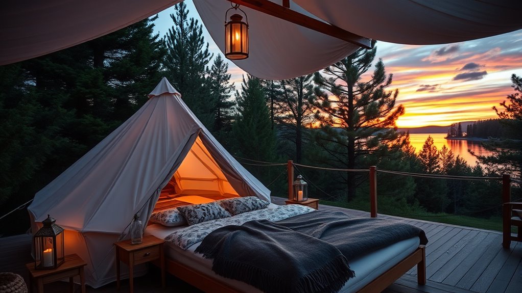 luxury outdoor accommodation experience