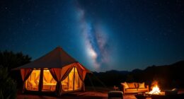 luxury stargazing camping destinations