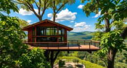 luxury treehouse camping