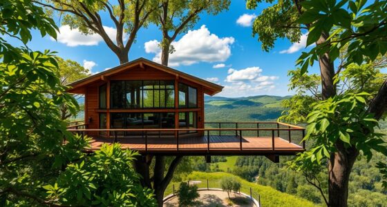 luxury treehouse camping