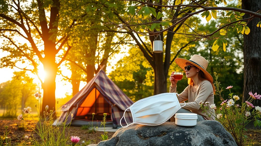 managing allergies while camping