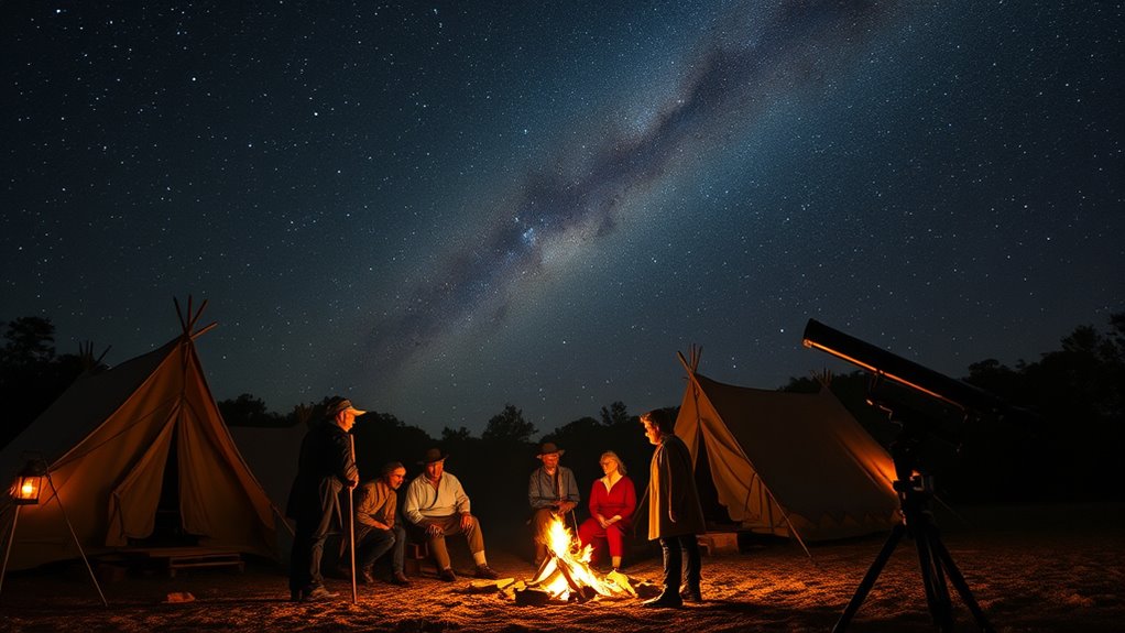Themed Camping Experiences: Historical Reenactments and Stargazing Events 2 medieval and space camping