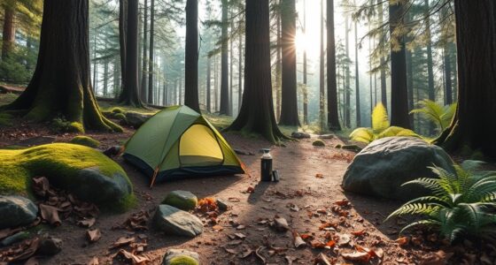 minimize impact when camping