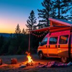 Festival Road Trips in a Campervan: Combining Music and Camping music camping festival adventures