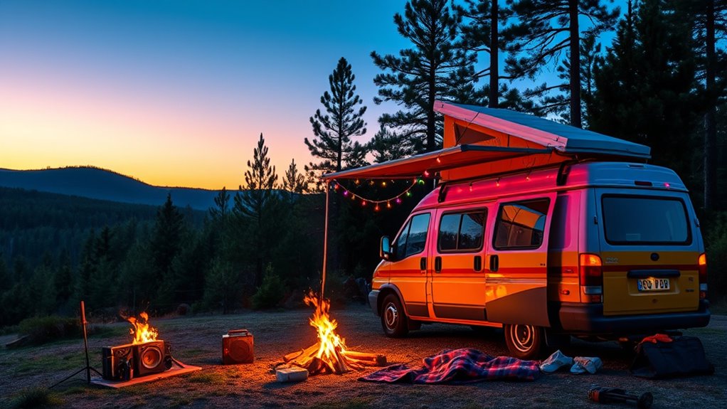 music camping festival adventures