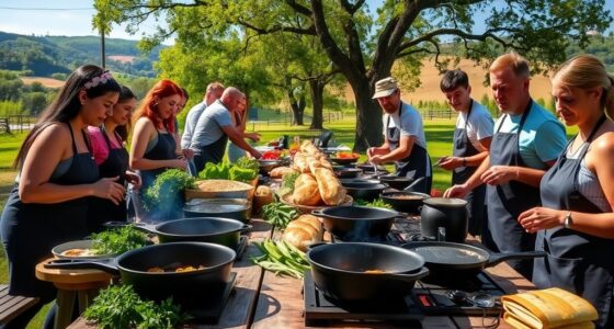 outdoor gourmet cooking classes