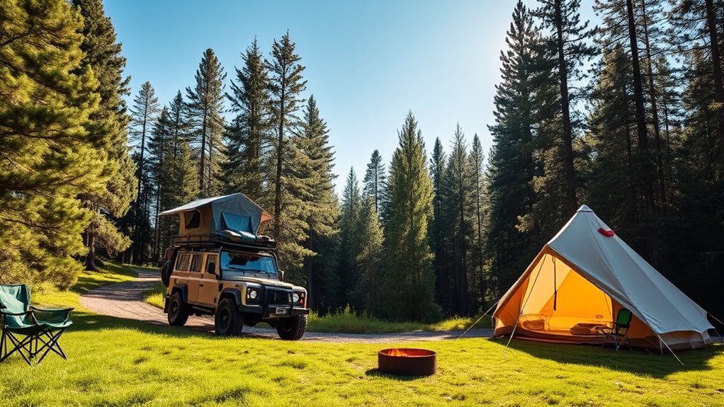 overland camping versus traditional