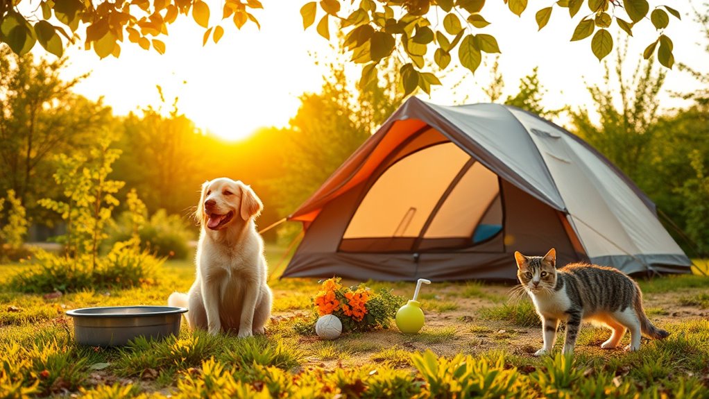 pet camping safety essentials
