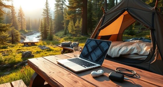 remote work camping trip