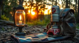 repurposed household camping equipment