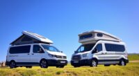 Comparing Pop‑Top Vs High‑Roof Campervans: Pros and Cons 2 roof types comparison