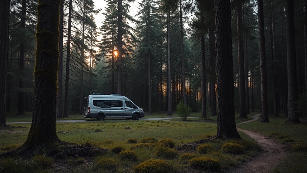 safe van stealth camping locations