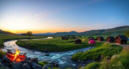 scenic european riverside campsites