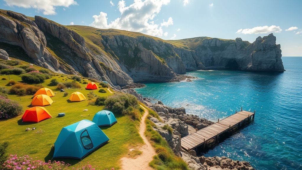 Coastal Camping in Europe: Scenic Seaside Campgrounds 2 seaside camping with wildlife