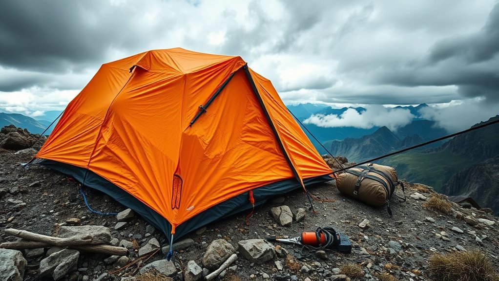 Pitching Tents in High Winds: Techniques and Gear to Stabilize 2 secure tent with proper stakes