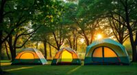 selecting tent size for group