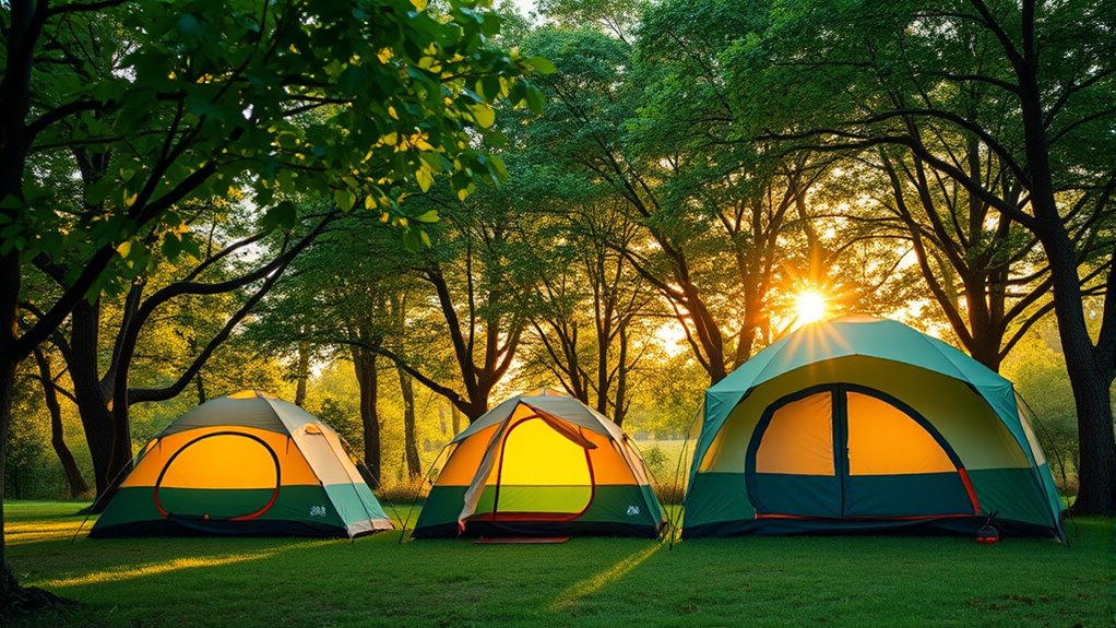 selecting tent size for group