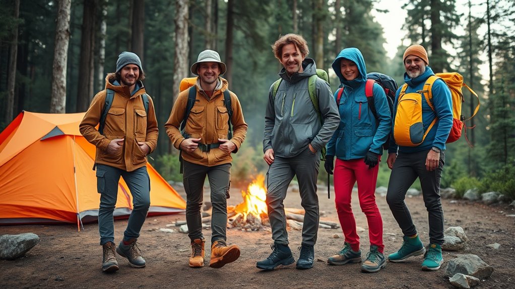 Camping Fashion: Stylish and Functional Outdoor Clothing for 2025 2 stylish functional outdoor apparel