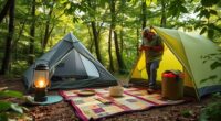 sustainable camping equipment and methods