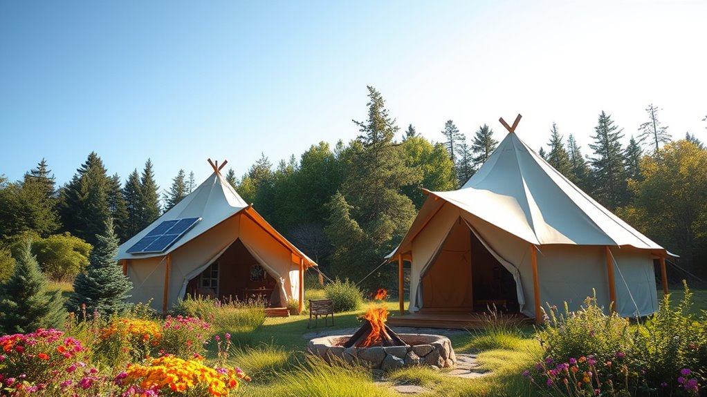 sustainable eco friendly glamping practices