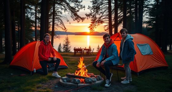 teens camping independence adventure