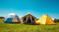 tent designs and applications