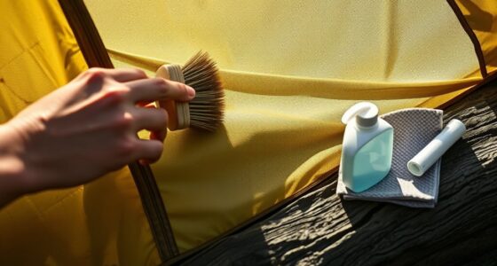 tent maintenance and care