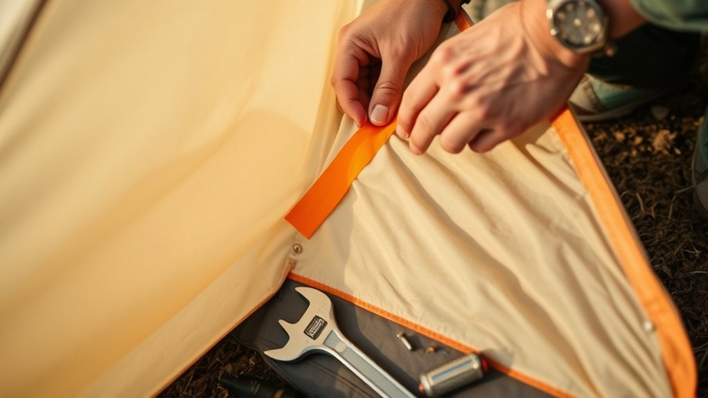 DIY Tent Repair: Fixing Rips and Broken Poles 2 tent repair and reinforcement