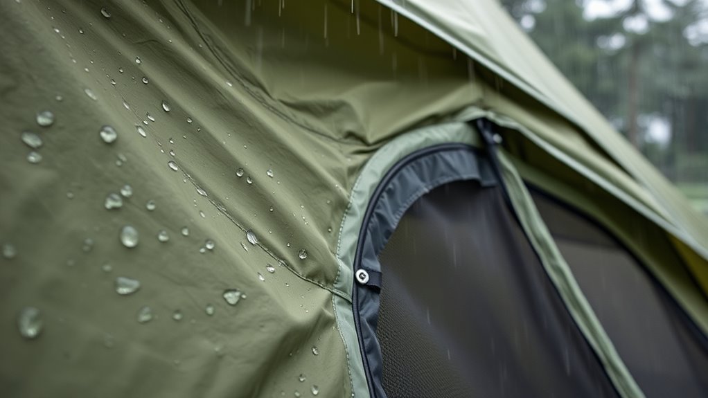 tent weatherproofing for warmth
