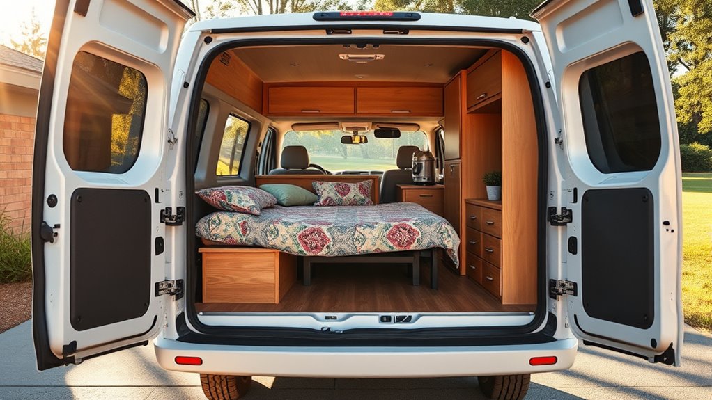 van conversion step by step