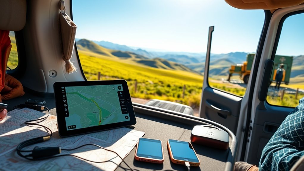 vanlife technology navigation
