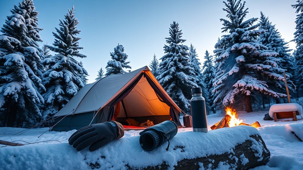 winter camping safety tips