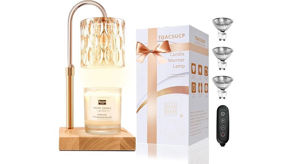 5 Best Candle Warmer Lamps to Keep Your Home Cozy and Fragrant 3 adjustable candle warmer lamp