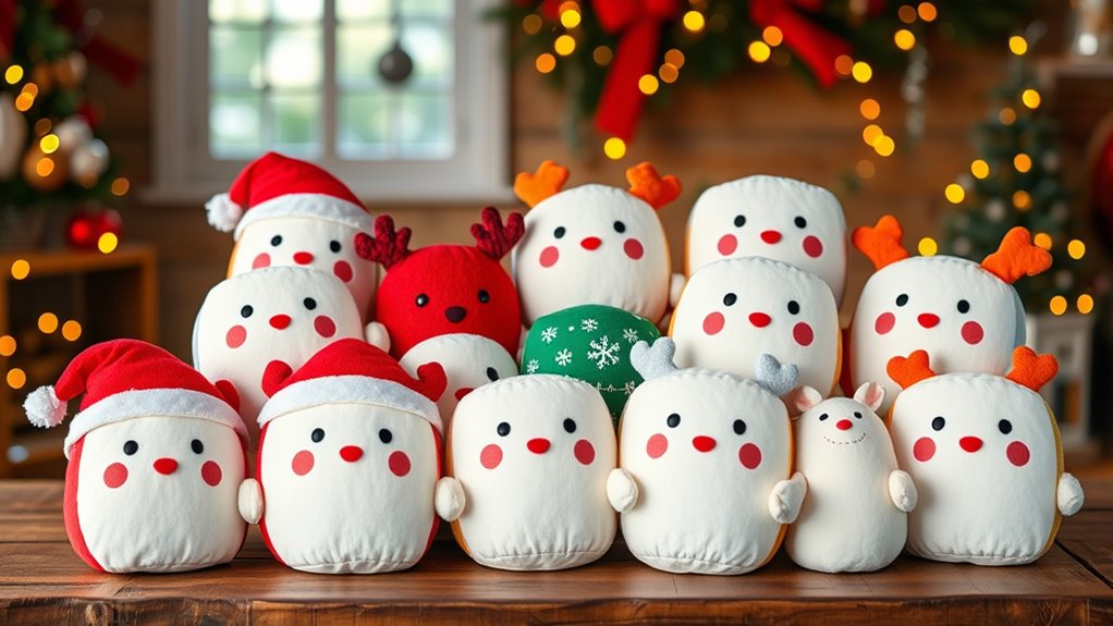 festive holiday squishmallow picks