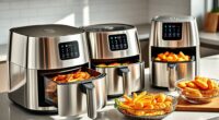 large family air fryers