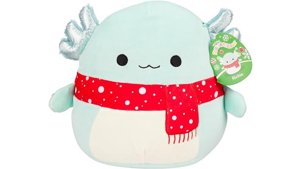 richie christmas axolotl plush