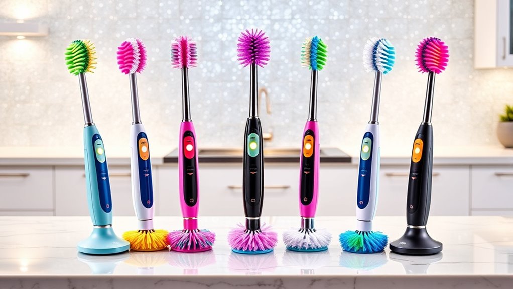 top electric spin scrubbers