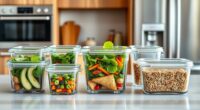 top glass meal storage options