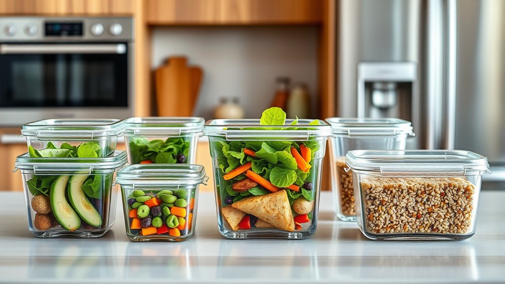 top glass meal storage options
