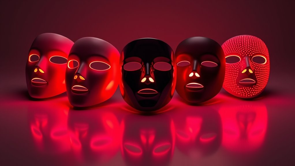 top red light masks