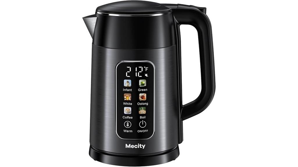 10 Best Electric Kettles With Temperature Control That Make Brewing Perfectly Easy 5 touchscreen 1 7l electric kettle